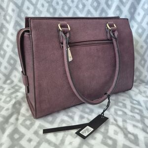 Elegant Deep Plum Women's Handbag